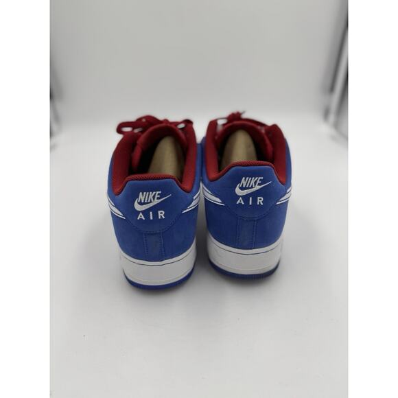 Size 11 - Nike Air Force 1 \'07 White Varsity Royal Red main image 4